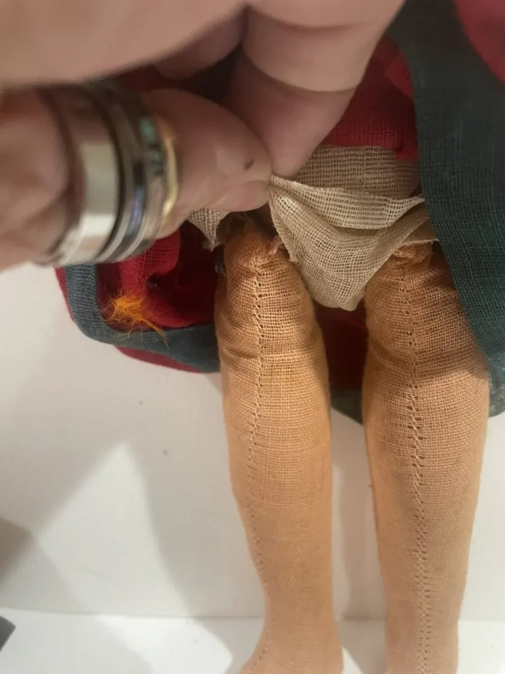 Vintage Composition and Cloth Mexican 12
